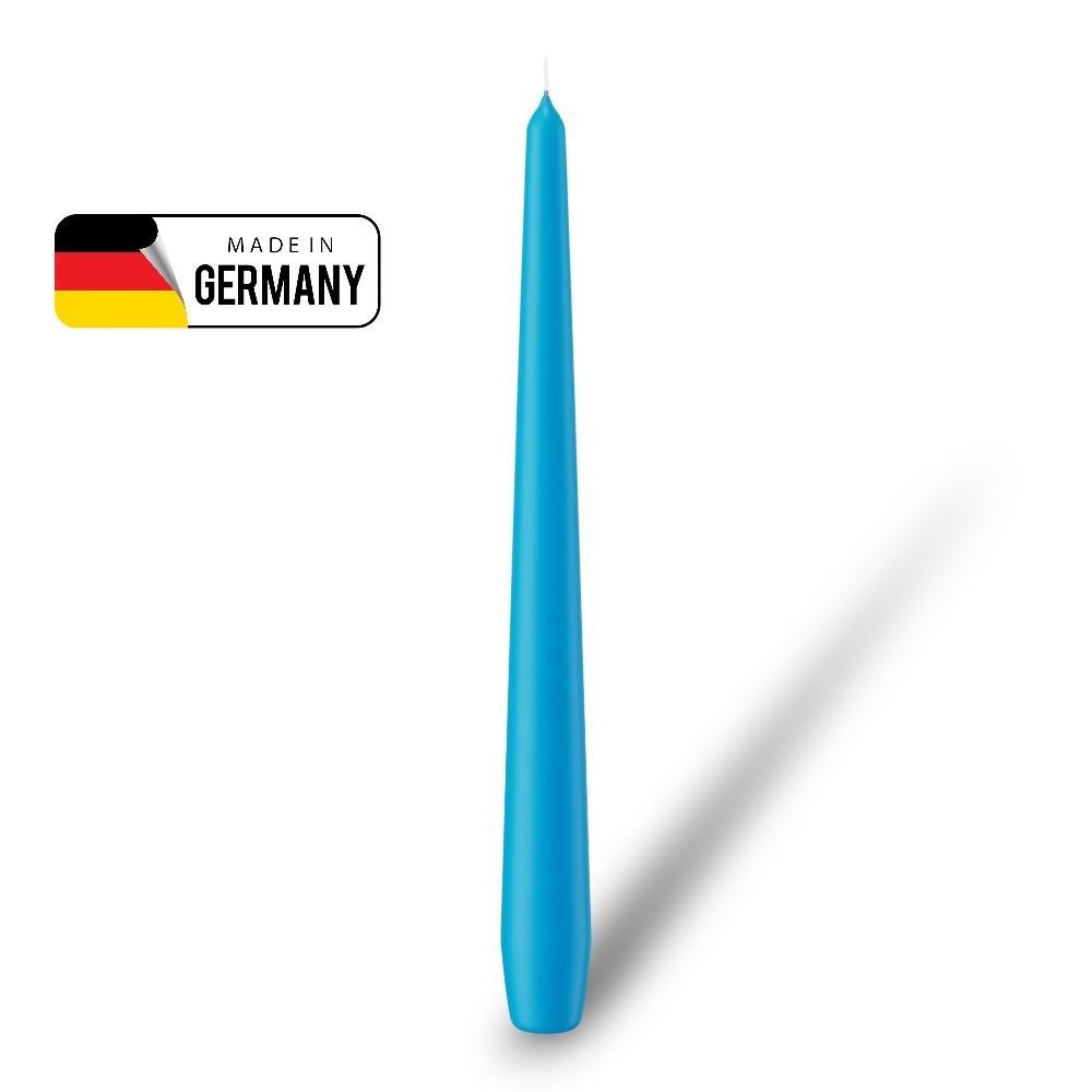 CANDELA CONICA 25X2.5 AZZURRO